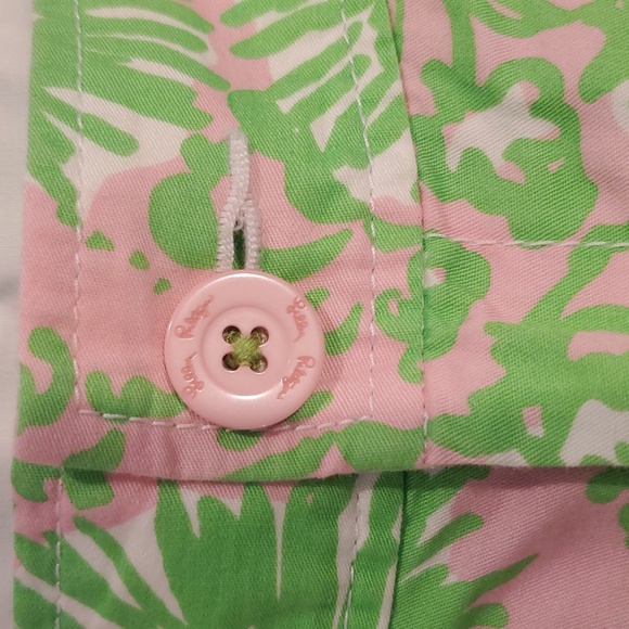 Lilly Pulitzer • Callahan Sunnyside Lion Print Shorts - 14 - Picture 2 of 7